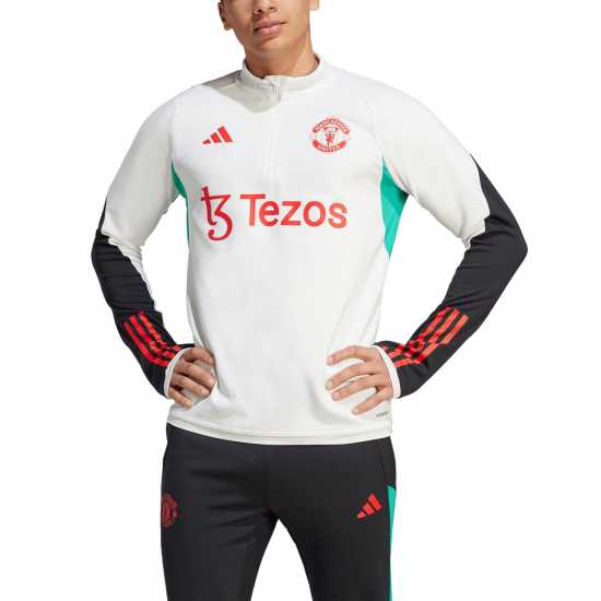 Adidas Manchester United 2023 2024 Training Drill Top Mens  