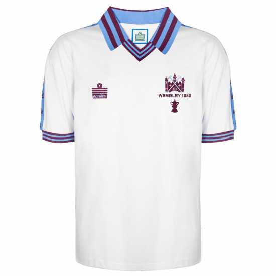 Score Draw West Ham United Retro Away Shirt '80 Adults  Футболни тренировъчни горнища