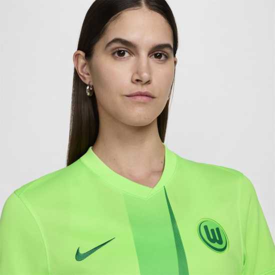 Nike Домакинска Футболна Фланелка Wolfsburg Home Shirt 2024 2025 Womens  