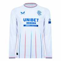 Риза С Дълъг Ръкав Castore Rangers Away Long Sleeve Shirt 2023 2024 Adults  Футболна разпродажба