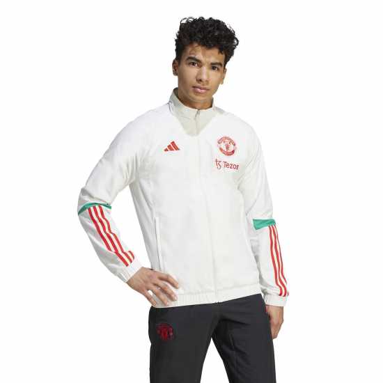 Adidas Мъжко Спортно Горнище Manchester United Tiro 23 Presentation Track Top Mens  Футболни тренировъчни якета