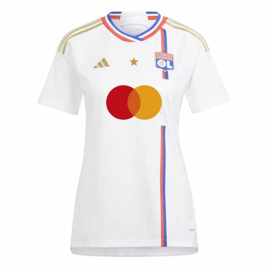 Adidas Olympique Lyonnais Home Jersey 2023 2024 Womens  Футболна разпродажба