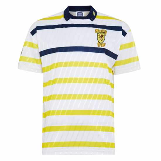 Score Draw Scotland '90 Away Jersey Mens  Мъжко облекло за едри хора