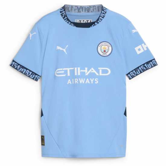 Puma Домакинска Футболна Фланелка Manchester City Home Shirt 2024 2025 Juniors  Community Shield Final