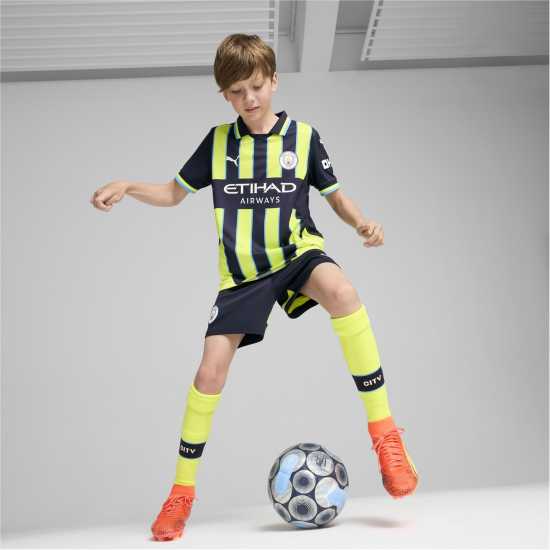 Puma Manchester City Away Shirt 2024 2025 Juniors  