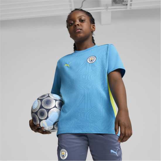 Puma Manchester City Fc Training Shirt 2024 2025 Juniors  Детски тениски и фланелки