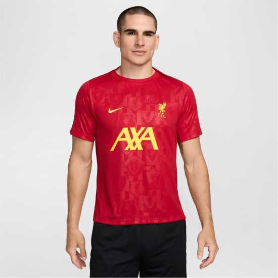 Nike Liverpool Academy Pro Pre Match Shirt 2024 2025 Adults  Мъжко облекло за едри хора