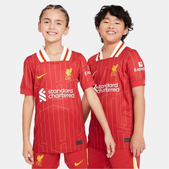 Nike Домакинска Футболна Фланелка Liverpool Home Shirt 2024 2025 Juniors  New Releases