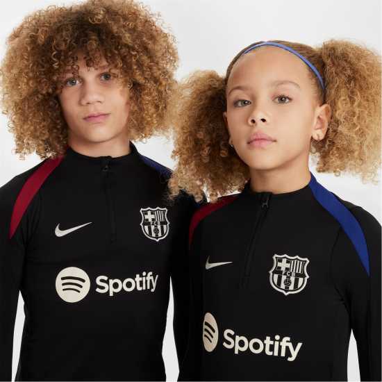 Nike Barcelona Strike Drill Top 2024 2025 Juniors  Детски горнища с цип