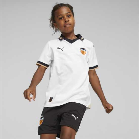 Puma Домакинска Футболна Фланелка Valencia Home Shirt 2023 2024 Juniors  Футболна разпродажба