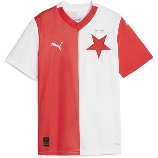 Puma Домакинска Футболна Фланелка Slavia Prague Home Shirt 2023 2024 Juniors  Футболна разпродажба