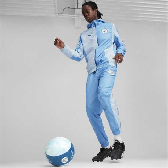 Тъкано Горнище Puma Manchester City Pre-Match Woven Jacket Adults  Футболни тренировъчни якета