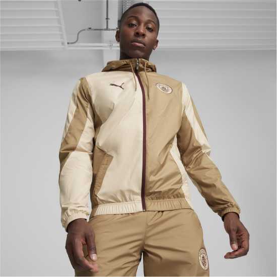 Тъкано Горнище Puma Manchester City Pre-Match Woven Jacket Adults  Футболни тренировъчни якета