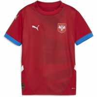 Puma Домакинска Футболна Фланелка Serbia Home Shirt 2024 Junior  