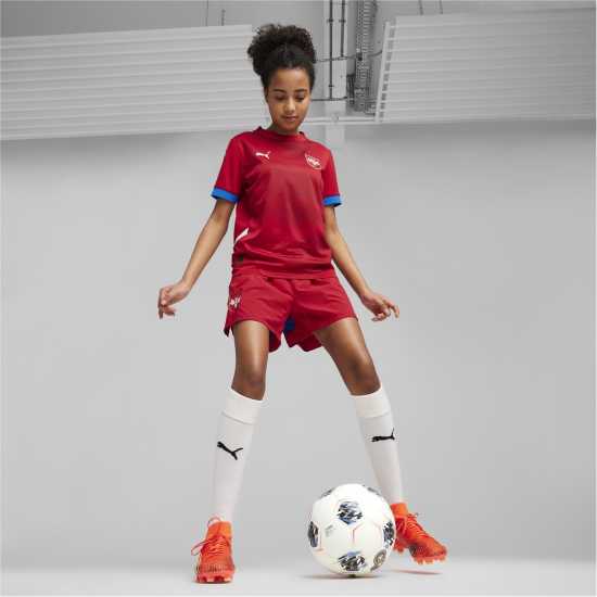 Puma Домакинска Футболна Фланелка Serbia Home Shirt 2024 Junior  