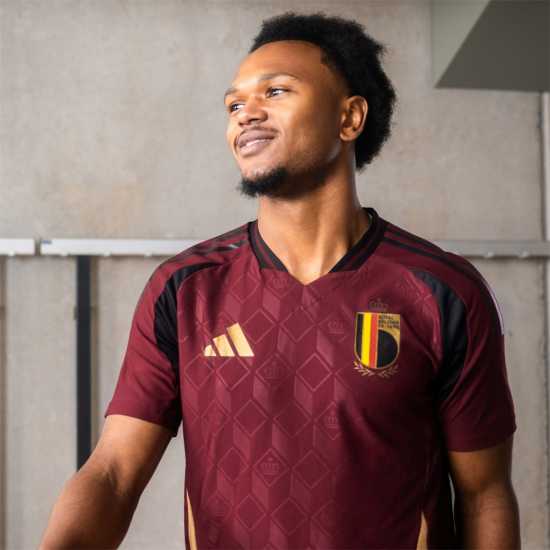 Adidas Домакинска Футболна Фланелка Belgium Authentic Home Shirt 2024  New Releases