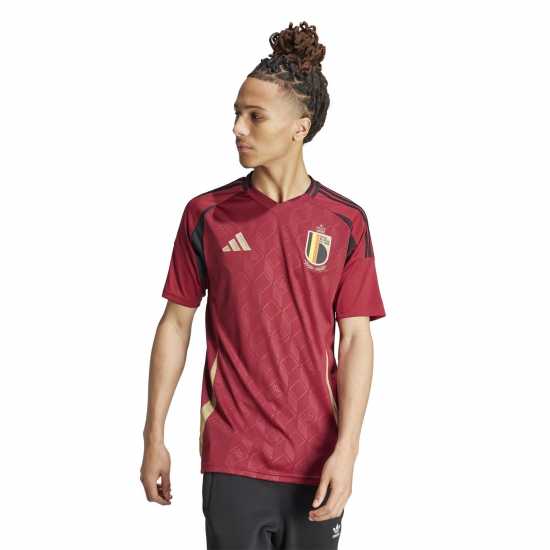 Adidas Домакинска Футболна Фланелка Belgium Home Shirt 2024 Adults  