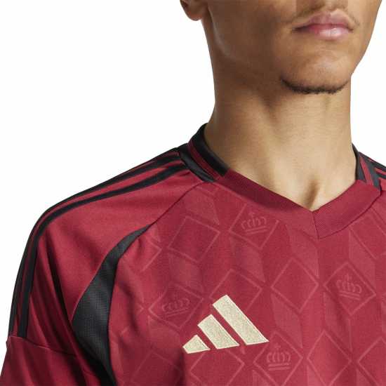 Adidas Домакинска Футболна Фланелка Belgium Home Shirt 2024 Adults  