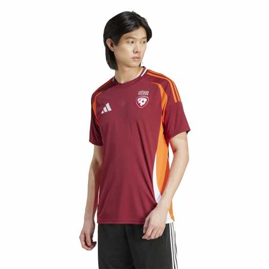 Adidas Домакинска Футболна Фланелка Latvia Home Shirt 2024 Adults  