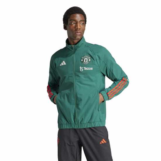 Спортно Горнище Adidas Manchester United Tiro Presentation Track Top 2023 2024 Adults  Футболни тренировъчни якета