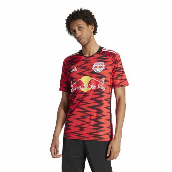 Adidas Домакинска Футболна Фланелка New York Red Bulls Home Shirt 2024/2025 Adults  Мъжко облекло за едри хора