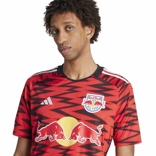 Adidas Домакинска Футболна Фланелка New York Red Bulls Home Shirt 2024/2025 Adults  Мъжко облекло за едри хора