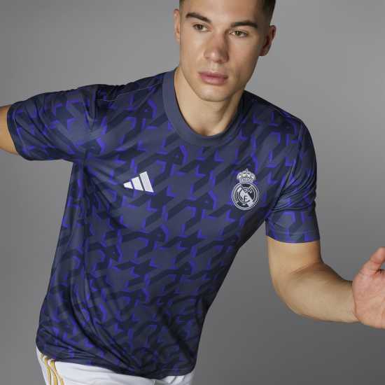 Adidas Real Madrid Pre Match Jersey 2023 2024 Adults  Мъжко облекло за едри хора