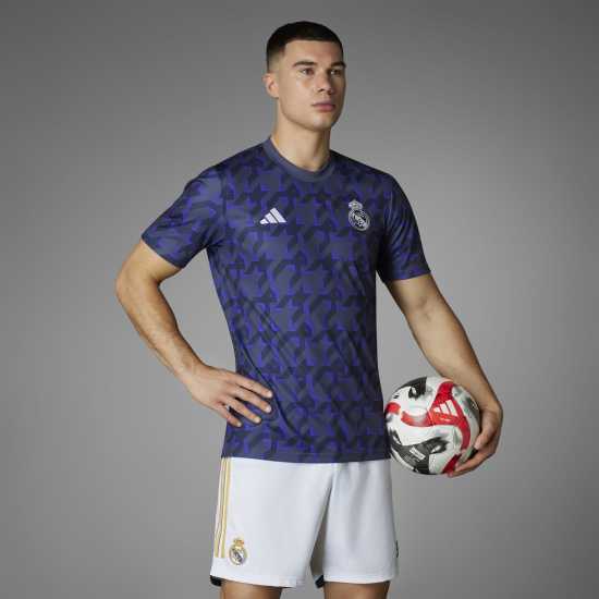 Adidas Real Madrid Pre Match Jersey 2023 2024 Adults  Мъжко облекло за едри хора