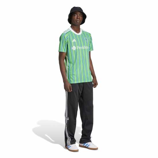 Adidas Домакинска Футболна Фланелка Seattle Sounders Fc Home Shirt 2024 2025  Мъжко облекло за едри хора