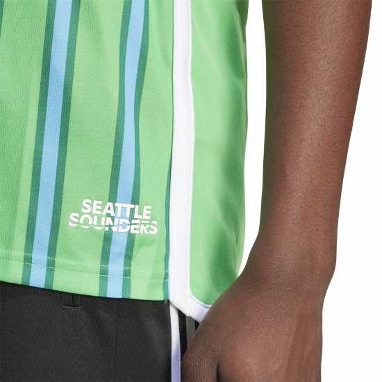 Adidas Домакинска Футболна Фланелка Seattle Sounders Fc Home Shirt 2024 2025  Мъжко облекло за едри хора