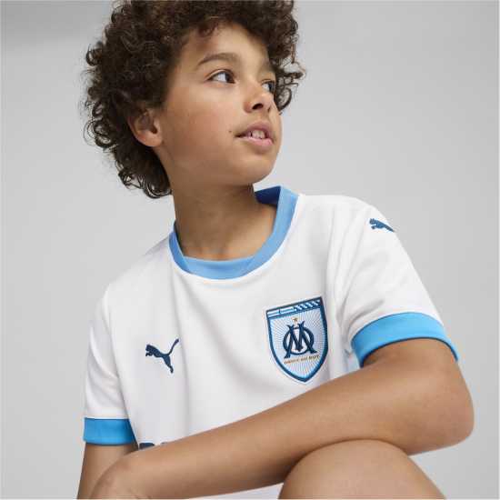 Puma Домакинска Футболна Фланелка Olympique De Marseille Home Shirt 2024 2025 Juniors  