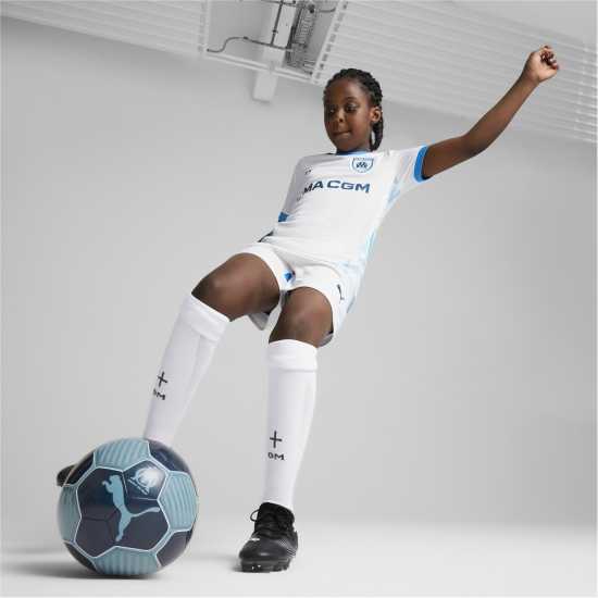 Puma Домакинска Футболна Фланелка Olympique De Marseille Home Shirt 2024 2025 Juniors  