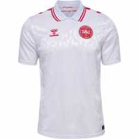 Hummel Denmark Away Shirt 2024 Adults  Hummel Mens