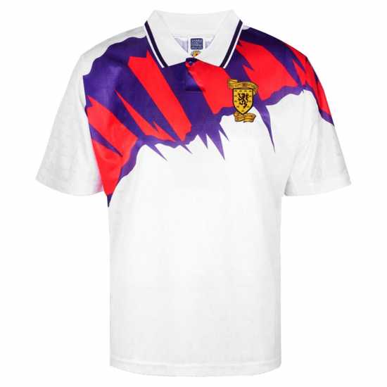 Score Draw Scotland '92 Away Jersey Mens  Мъжко облекло за едри хора