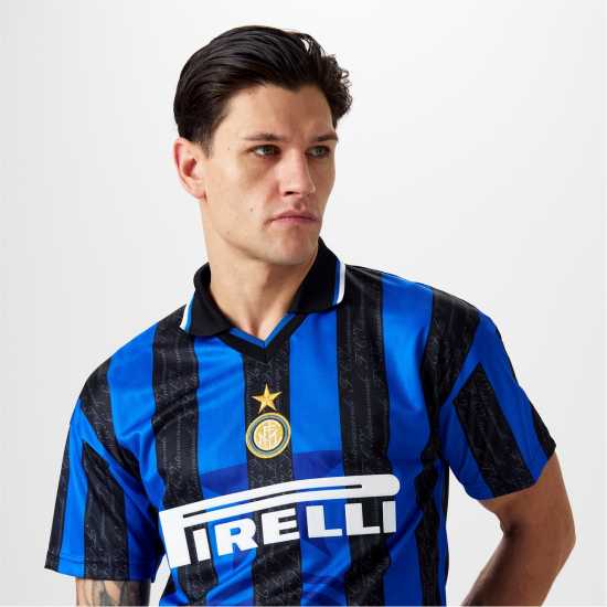 Score Draw Inter Milan '98 Home Retro Shirt Adults  Футболни тренировъчни горнища