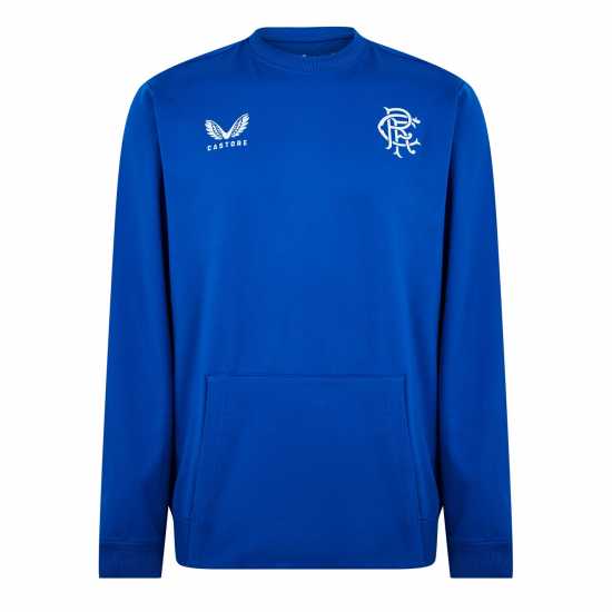 Мъжка Риза Castore Rangers Ls T-Shirt Mens Синьо 