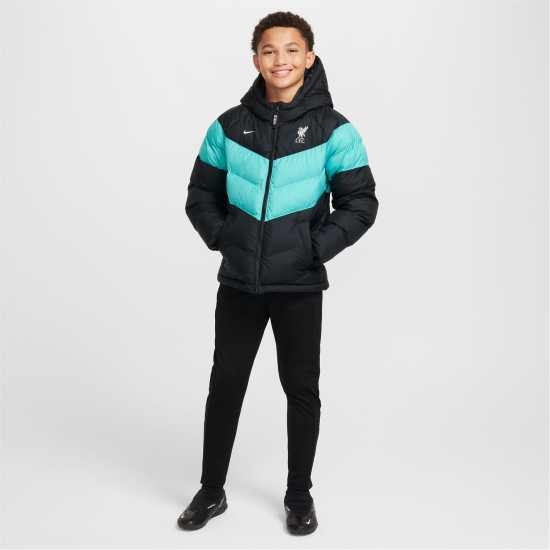 Nike Детско Яке С Качулка Liverpool Synthetic Filled Hooded Jacket Juniors  