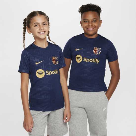 Nike Barcelona Academy Pro Home Pre Match Shirt 2024 2025 Juniors  Детски тениски и фланелки