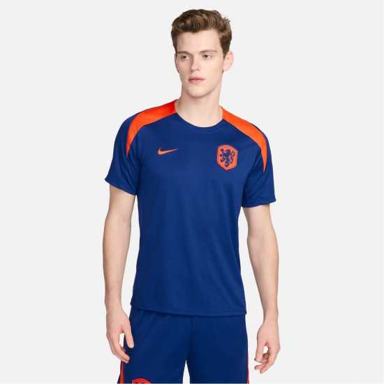 Nike Netherlands Strike Short Sleeve Top 2024 Adults  Мъжко облекло за едри хора