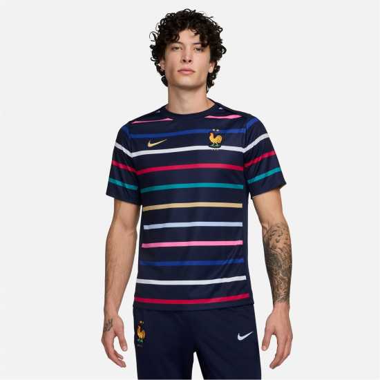 Nike France Academy Pro Home Pre Match Shirt 2024 Adults  Мъжко облекло за едри хора