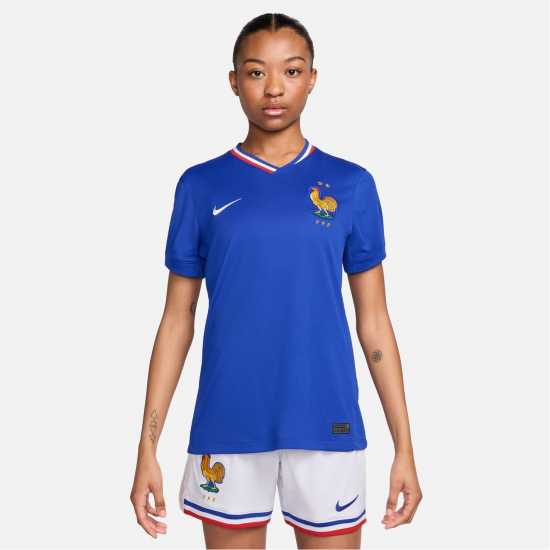 Nike Домакинска Футболна Фланелка France Home Shirt 2024 Womens  Дамско облекло плюс размер