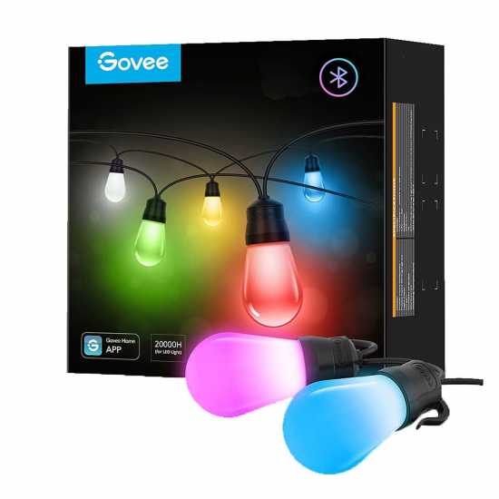 Наниз От Лампички Govee Govee Rgbw Outdoor String Lights (15M)  Стрийминг