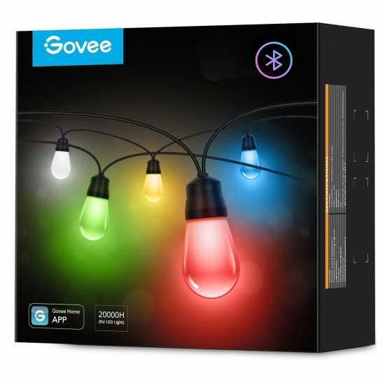 Наниз От Лампички Govee Govee Rgbw Outdoor String Lights (15M)  Стрийминг