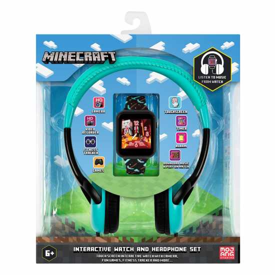 Minecraft Minecraft Smart Watch & Headphone Set  Фитнес часовници