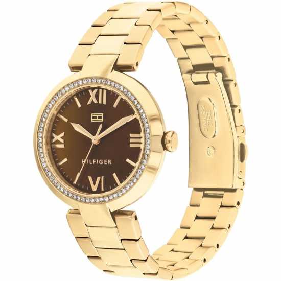 Tommy Hilfiger Gold Plated Watch  Часовници