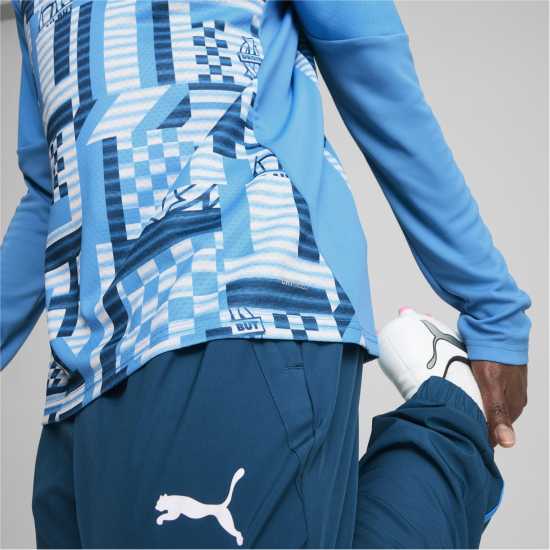 Puma Olympique De Marseille Drill Top 2024 2025 Adults  Мъжки горнища с цип