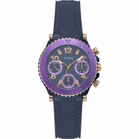 Guess Ladies  Cosmic Purple Navy Watch Gw0466L2  Часовници