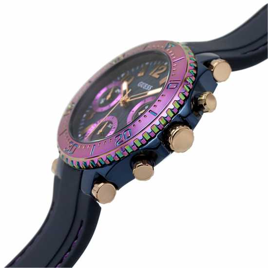 Guess Ladies  Cosmic Purple Navy Watch Gw0466L2  Часовници