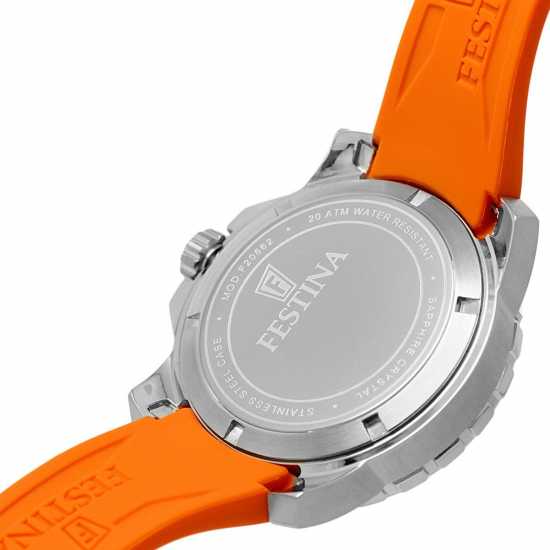 Festina Diver Black Orange Watch F20662/2  Часовници