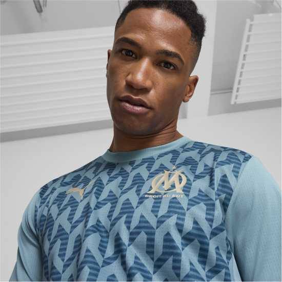 Puma Olympique De Marseille Pre Match Shirt 2024 2025 Adults  Всекидневно футболно облекло